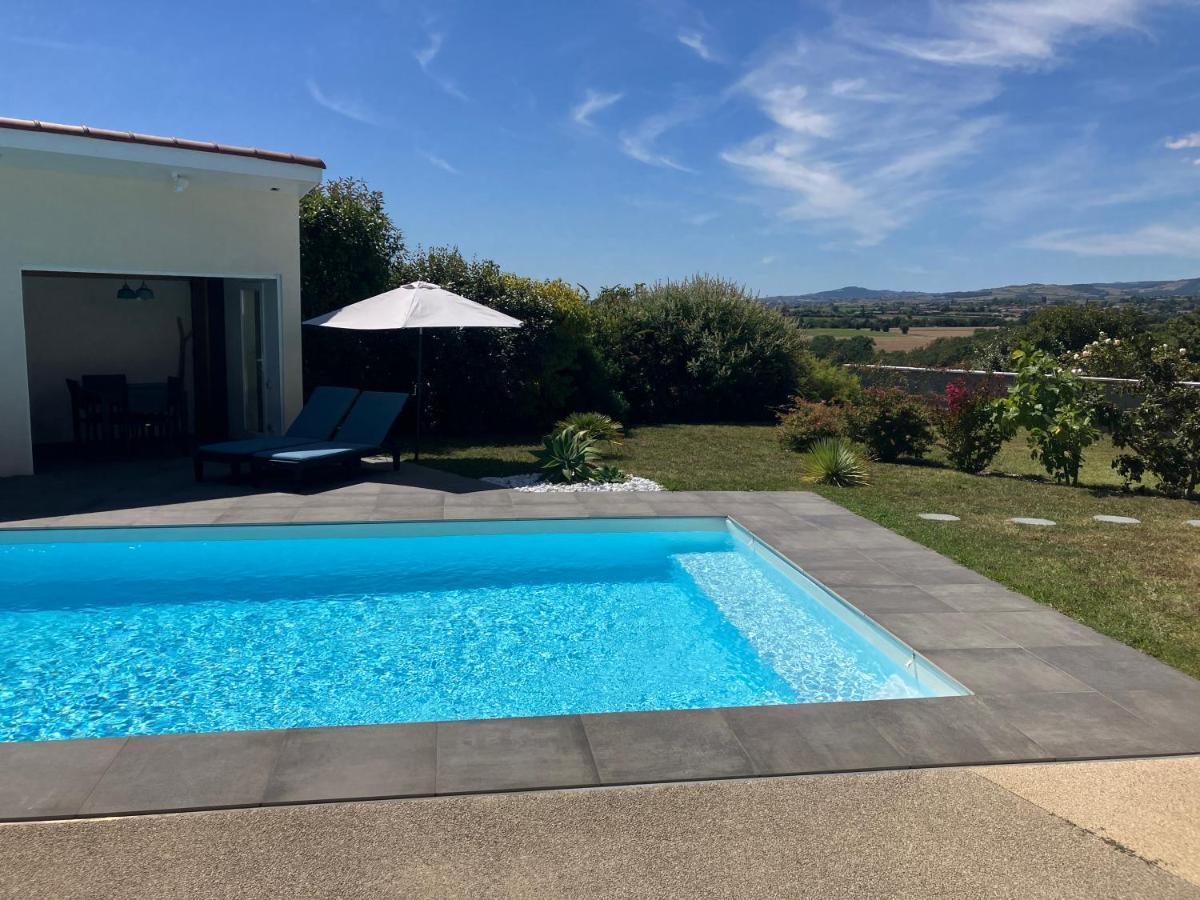 Gite Bambou Avec Piscine Saint-Andeol-le-Chateau Buitenkant foto