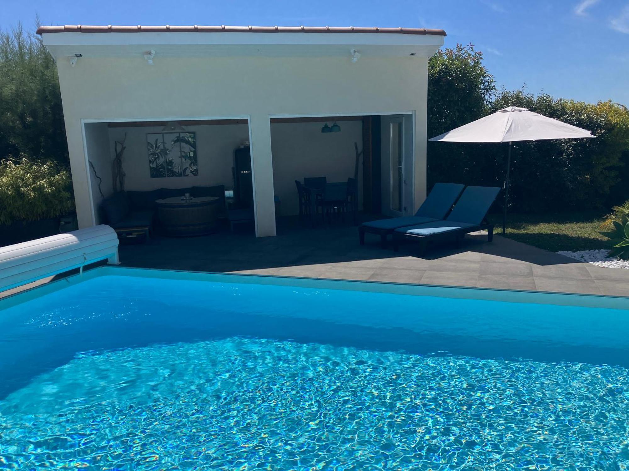 Gite Bambou Avec Piscine Saint-Andeol-le-Chateau Buitenkant foto